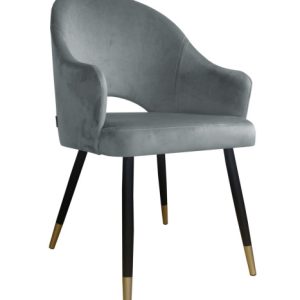 Krzesło Velvet noga czarna/zło 120188 Krzesło Velvet noga czarna/zło 120188