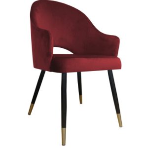 Krzesło Velvet noga czarna/zło 120194 Krzesło Velvet noga czarna/zło 120194