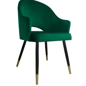 Krzesło Velvet noga czarna/zło 120205 Krzesło Velvet noga czarna/zło 120205