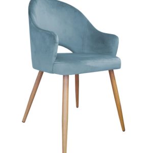 Krzesło Velvet noga dąb BL06 125795 Krzesło Velvet noga dąb BL06 125795