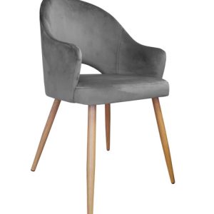 Krzesło Velvet noga dąb BL14 125886 Krzesło Velvet noga dąb BL14 125886