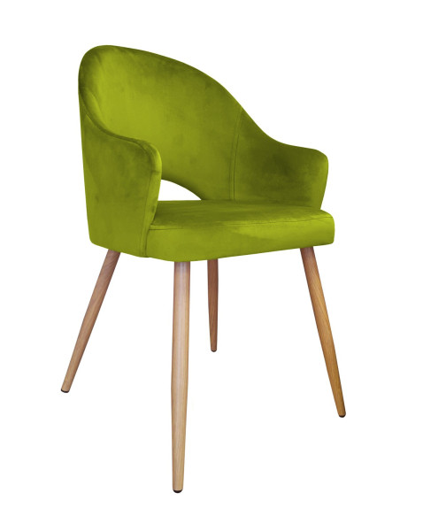 Krzesło Velvet noga dąb BL75 120381