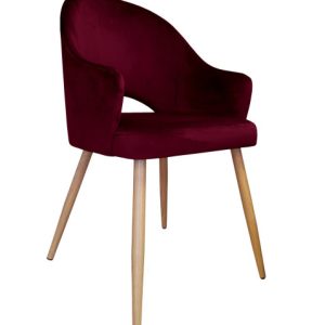 Krzesło Velvet noga dąb MG02 125366 Krzesło Velvet noga dąb MG02 125366