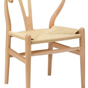 Krzesło WISHBONE natural – drewno bukowe, naturalne włókno 497830 Krzesło WISHBONE natural – drewno bukowe, naturalne włókno 497830