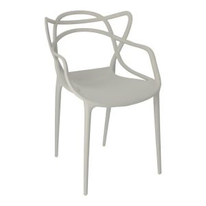 KRZESŁO Z POLIPROPYLENY Lexi insp. Master chair szare 94663 KRZESŁO Z POLIPROPYLENY Lexi insp. Master chair szare 94663