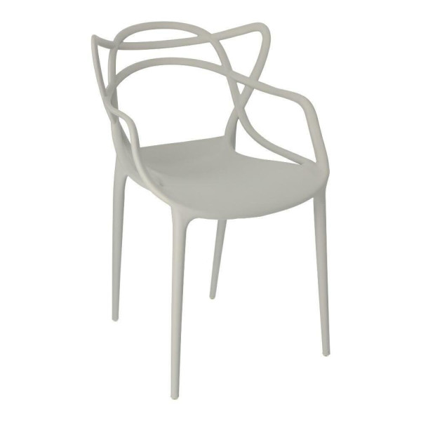 KRZESŁO Z POLIPROPYLENY Lexi insp. Master chair szare 94663