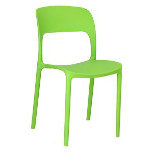 KRZESŁO Z TWORZYWA Flexi zielone LEKKIE SZTAPLOWANE 57826