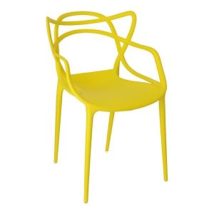 KRZESŁO Z TWORZYWA Lexi ŻÓŁTE insp. Master chair do jadalni 94669