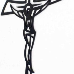 Krzyż metalowy na ścianę dewocjonalia ozdoba 20 cm 963952 Krzyż metalowy na ścianę dewocjonalia ozdoba 20 cm 963952
