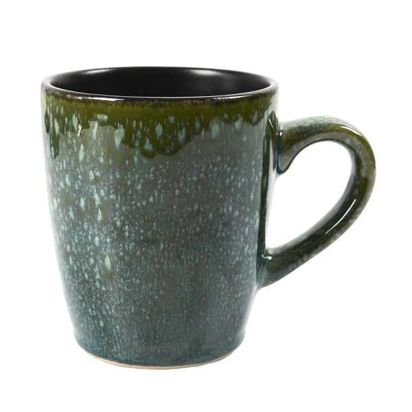 KUBEK 300 ml CERAMICZNY zielony w stylu vintage 517169