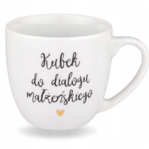 Kubek 300 ml – Kubek do dialogu małżeńskiego ZŁOTE SERCE 1005065 Kubek 300 ml – Kubek do dialogu małżeńskiego ZŁOTE SERCE 1005065