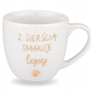 Kubek 300 ml – Z sierścią smakuje lepiej ZŁOTY NAPIS 994200 Kubek 300 ml – Z sierścią smakuje lepiej ZŁOTY NAPIS 994200