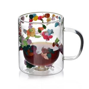Kubek 300ml PETER FLOWERS 8,5×12,5xh10cm 677128 Kubek 300ml PETER FLOWERS 8,5×12,5xh10cm 677128