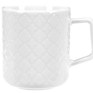 Kubek 400 ml Marrakesz biały LU07 (000T) 348496