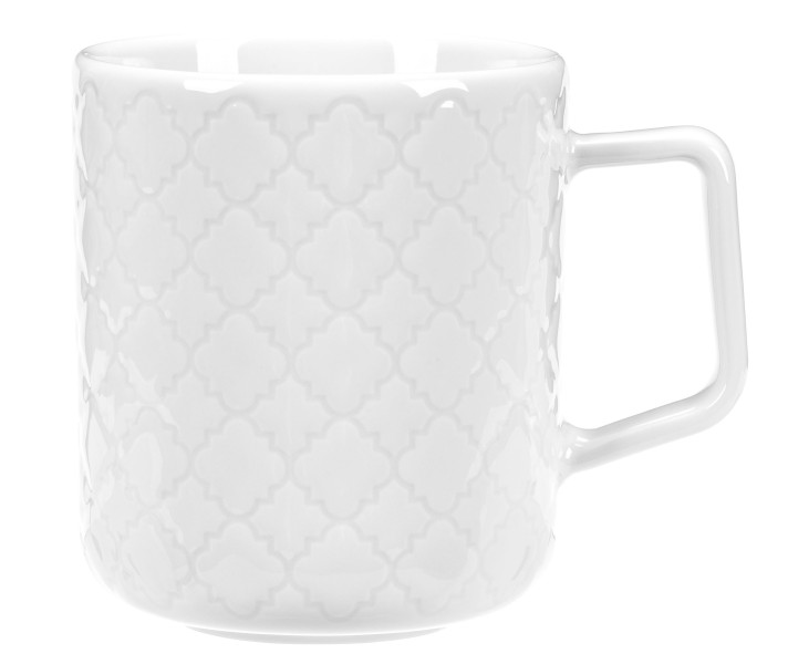 Kubek 400 ml Marrakesz biały LU07 (000T) 348496