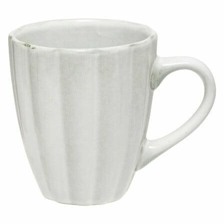 Kubek Aude 370 ml ceramiczny jasny zielony frezowany 647103