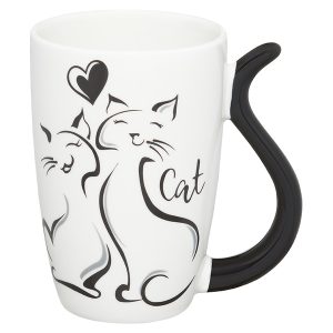 Kubek Black Cat II porcelanowy NBC 370 ml 474365 Kubek Black Cat II porcelanowy NBC 370 ml 474365
