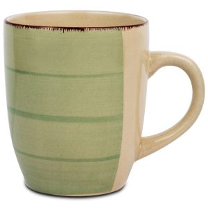 Kubek ceramiczny do picia kawy herbaty LINES 355 ml 155822