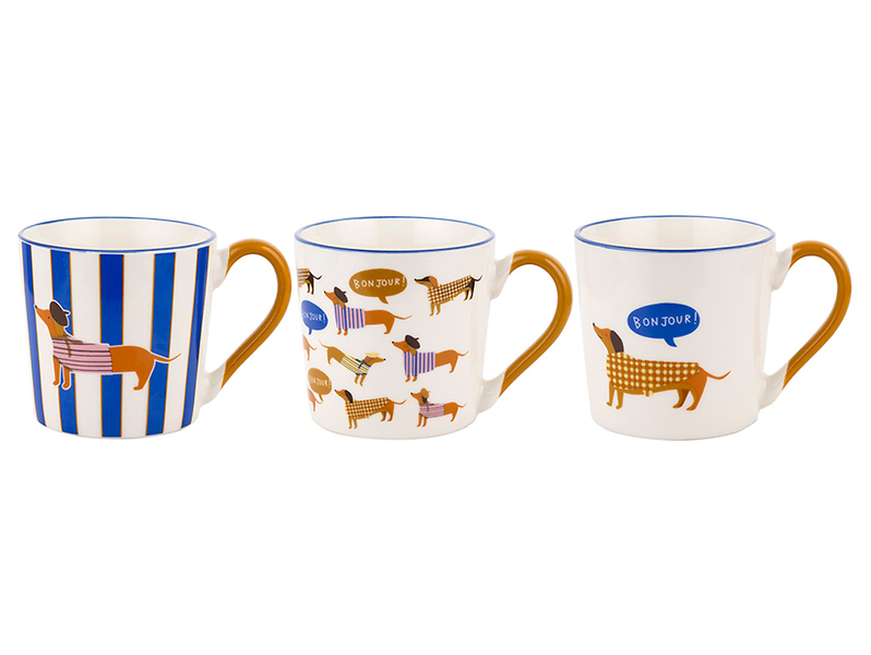 Kubek ceramiczny La Woof 400 ml mix wzorów 940547