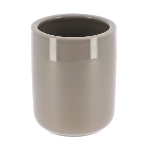 Kubek Ceramiczny na Szczoteczki Szary 350 ml Nowoczesny 669242