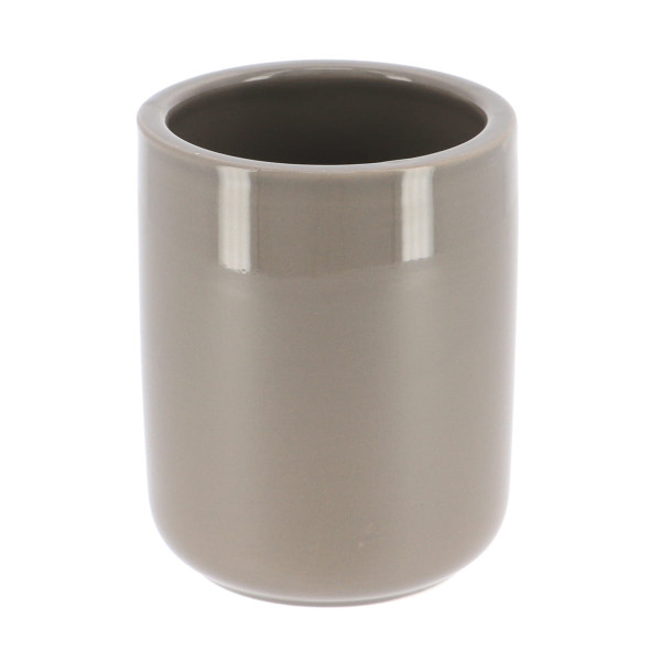 Kubek Ceramiczny na Szczoteczki Szary 350 ml Nowoczesny 669242