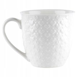 Kubek ceramiczny Orion 580 ml biały duży do kawy herbaty i ziół 1067235