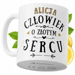 Kubek Dla Alicji na Prezent z Nadrukiem ze Zdjęciem 330 ml PoliDraw 972699 Kubek Dla Alicji na Prezent z Nadrukiem ze Zdjęciem 330 ml PoliDraw 972699