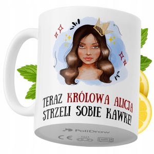 Kubek Dla Alicji na Prezent z Nadrukiem ze Zdjęciem 330 ml PoliDraw 972424 Kubek Dla Alicji na Prezent z Nadrukiem ze Zdjęciem 330 ml PoliDraw 972424