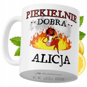 Kubek Dla Alicji na Prezent z Nadrukiem ze Zdjęciem 330 ml PoliDraw 973505 Kubek Dla Alicji na Prezent z Nadrukiem ze Zdjęciem 330 ml PoliDraw 973505