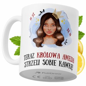 Kubek Dla Amelii na Prezent z Nadrukiem ze Zdjęciem 330 ml PoliDraw 973418 Kubek Dla Amelii na Prezent z Nadrukiem ze Zdjęciem 330 ml PoliDraw 973418