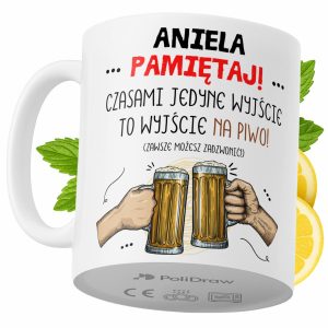 Kubek Dla Anieli na Prezent z Nadrukiem ze Zdjęciem 330 ml PoliDraw 972454 Kubek Dla Anieli na Prezent z Nadrukiem ze Zdjęciem 330 ml PoliDraw 972454