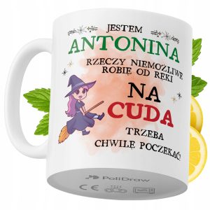 Kubek Dla Antoniny na Prezent z Nadrukiem ze Zdjęciem 330 ml PoliDraw 973323 Kubek Dla Antoniny na Prezent z Nadrukiem ze Zdjęciem 330 ml PoliDraw 973323