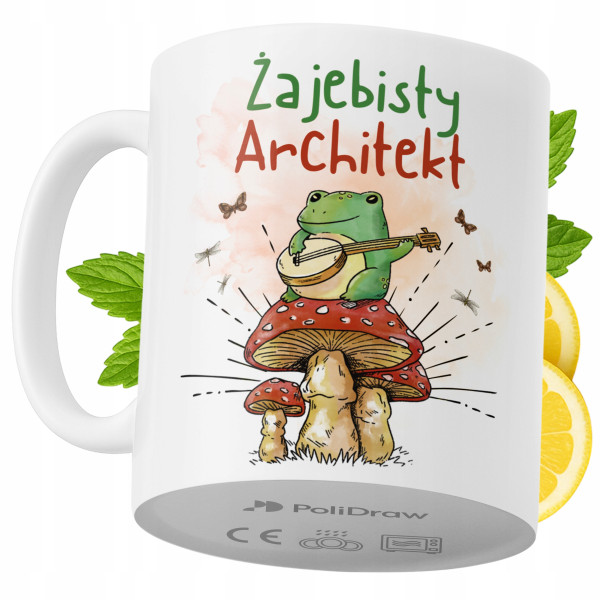 Kubek Dla Architekta na Prezent z Nadrukiem ze Zdjęciem 330 ml PoliDraw 973478