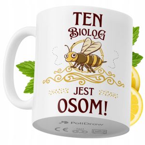 Kubek Dla Biologa na Prezent z Nadrukiem ze Zdjęciem 330 ml PoliDraw 972985 Kubek Dla Biologa na Prezent z Nadrukiem ze Zdjęciem 330 ml PoliDraw 972985