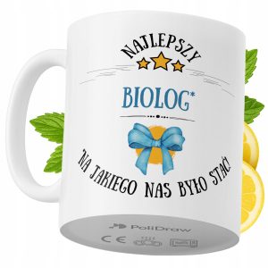 Kubek Dla Biologa na Prezent z Nadrukiem ze Zdjęciem 330 ml PoliDraw 972996 Kubek Dla Biologa na Prezent z Nadrukiem ze Zdjęciem 330 ml PoliDraw 972996