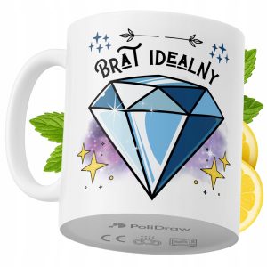 Kubek Dla Brata na Prezent z Nadrukiem ze Zdjęciem 330 ml PoliDraw 973501 Kubek Dla Brata na Prezent z Nadrukiem ze Zdjęciem 330 ml PoliDraw 973501