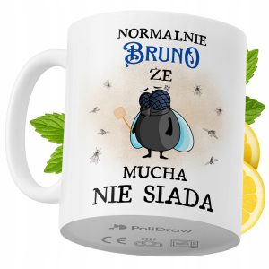 Kubek Dla Bruna na Prezent z Nadrukiem ze Zdjęciem 330 ml PoliDraw 973985