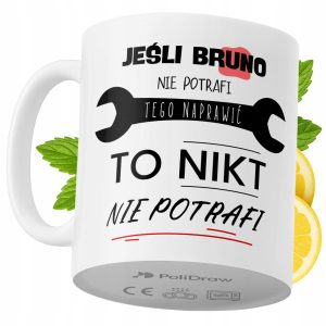 Kubek Dla Bruna na Prezent z Nadrukiem ze Zdjęciem 330 ml PoliDraw 973047