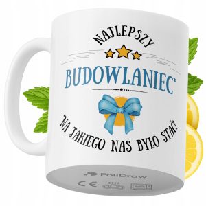 Kubek Dla Budowlańca na Prezent z Nadrukiem ze Zdjęciem 330 ml PoliDraw 972573 Kubek Dla Budowlańca na Prezent z Nadrukiem ze Zdjęciem 330 ml PoliDraw 972573