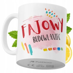 Kubek Dla Budowlańca na Prezent z Nadrukiem ze Zdjęciem 330 ml PoliDraw 973576 Kubek Dla Budowlańca na Prezent z Nadrukiem ze Zdjęciem 330 ml PoliDraw 973576