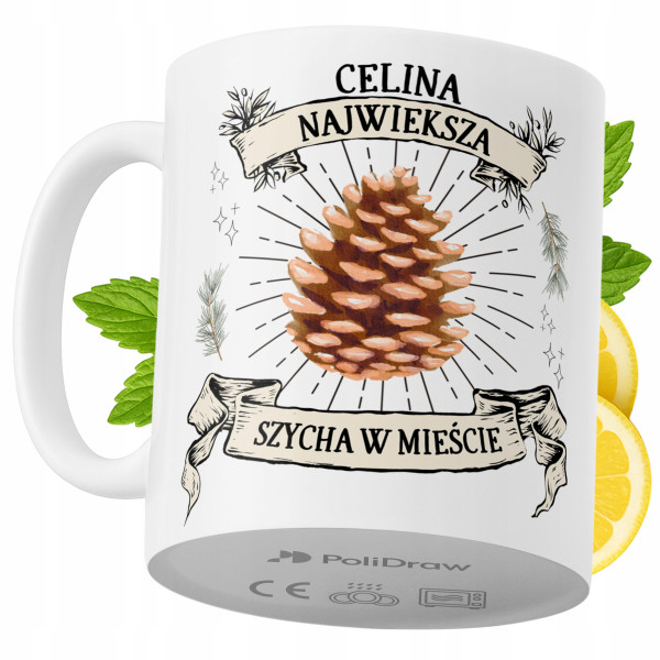 Kubek Dla Celiny na Prezent z Nadrukiem ze Zdjęciem 330 ml PoliDraw 973666