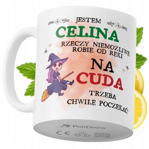 Kubek Dla Celiny na Prezent z Nadrukiem ze Zdjęciem 330 ml PoliDraw 970771