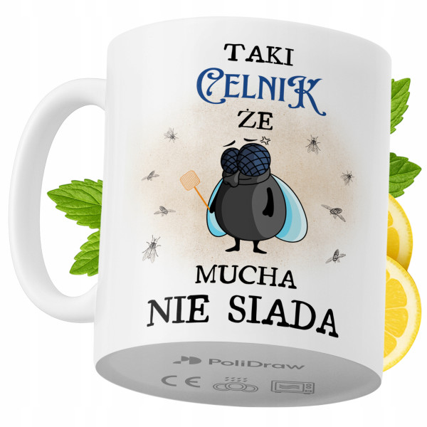 Kubek Dla Celnika na Prezent z Nadrukiem ze Zdjęciem 330 ml PoliDraw 972638