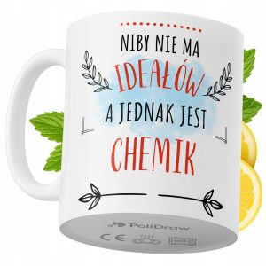 Kubek Dla Chemika na Prezent z Nadrukiem ze Zdjęciem 330 ml PoliDraw 973403 Kubek Dla Chemika na Prezent z Nadrukiem ze Zdjęciem 330 ml PoliDraw 973403