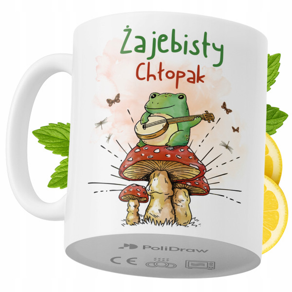 Kubek Dla Chłopaka na Prezent z Nadrukiem ze Zdjęciem 330 ml PoliDraw 973731