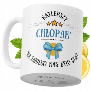 Kubek Dla Chłopaka na Prezent z Nadrukiem ze Zdjęciem 330 ml PoliDraw 973040 Kubek Dla Chłopaka na Prezent z Nadrukiem ze Zdjęciem 330 ml PoliDraw 973040