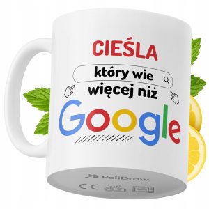 Kubek Dla Cieśli na Prezent z Nadrukiem ze Zdjęciem 330 ml PoliDraw 973009 Kubek Dla Cieśli na Prezent z Nadrukiem ze Zdjęciem 330 ml PoliDraw 973009