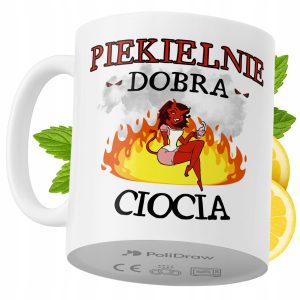 Kubek Dla Cioci na Prezent z Nadrukiem ze Zdjęciem 330 ml PoliDraw 973259 Kubek Dla Cioci na Prezent z Nadrukiem ze Zdjęciem 330 ml PoliDraw 973259
