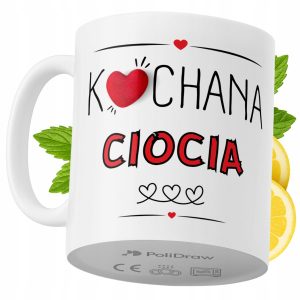 Kubek Dla Cioci na Prezent z Nadrukiem ze Zdjęciem 330 ml PoliDraw 973279 Kubek Dla Cioci na Prezent z Nadrukiem ze Zdjęciem 330 ml PoliDraw 973279