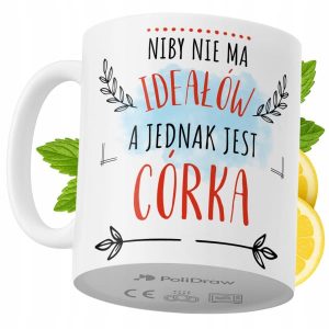 Kubek Dla Córki na Prezent z Nadrukiem ze Zdjęciem 330 ml PoliDraw 972468 Kubek Dla Córki na Prezent z Nadrukiem ze Zdjęciem 330 ml PoliDraw 972468